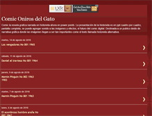 Tablet Screenshot of onirosdelgato.com